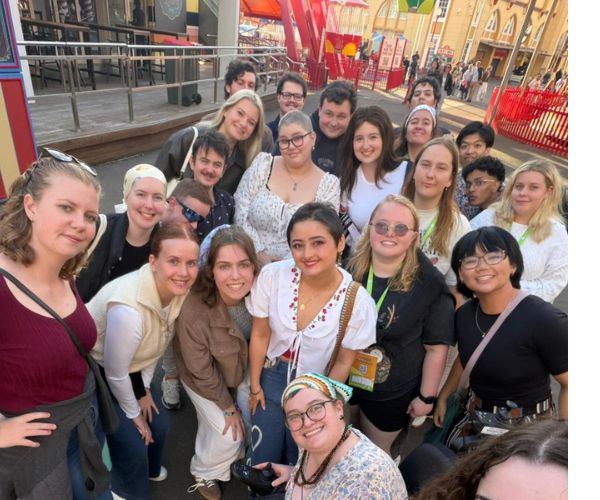 Young people attending Canteen's free Thrive program, for young cancer survivors
