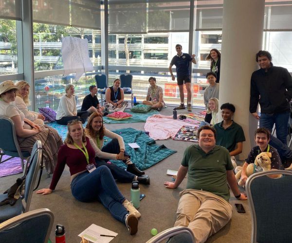 Thrive cancer survivorship program in action with Canteen young people attending the immersive workshop