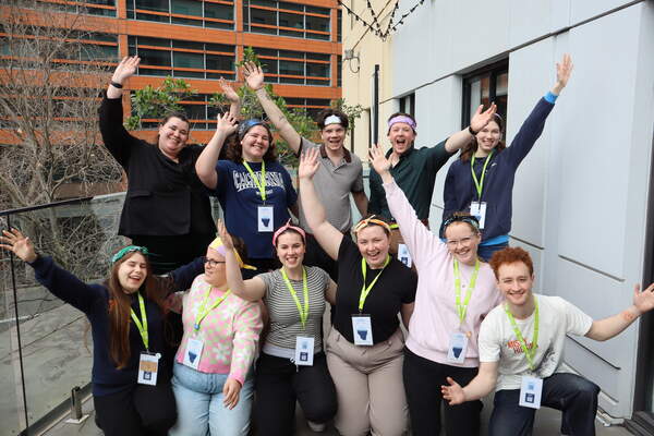 young people at a canteen event which fosters peer connection