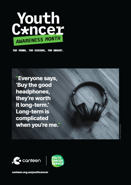 a post for youth cancer awareness month