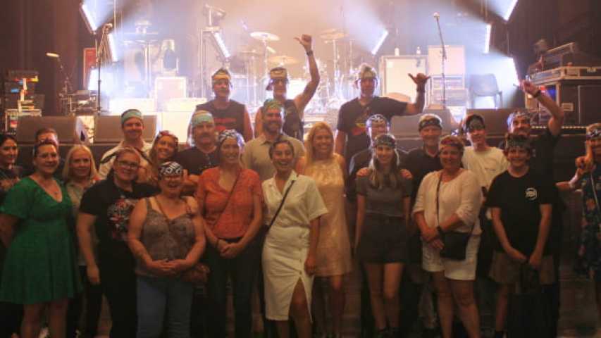 canteen young people and their families with the living end band
